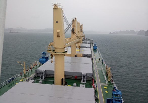 Cẩu  IHI 30T Cranes trên tàu  56.000DWT  2